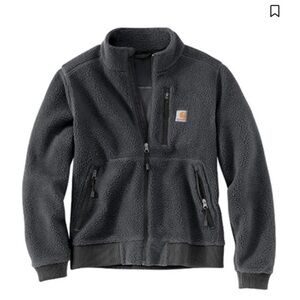 CARHARTT || WOMEN'S FLEECE ZIP-UP JACKET SHERPA - BLACK